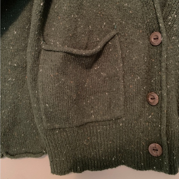 Target Universal Thread Green Boyfriend Textured Cardigan Sweater - Picture 4 of 4